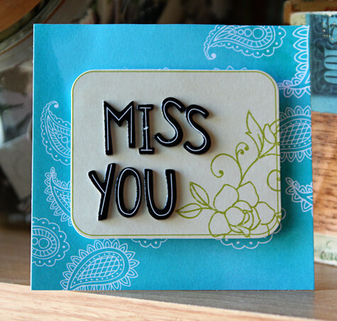 Miss You *AMERICAN CRAFTS*
