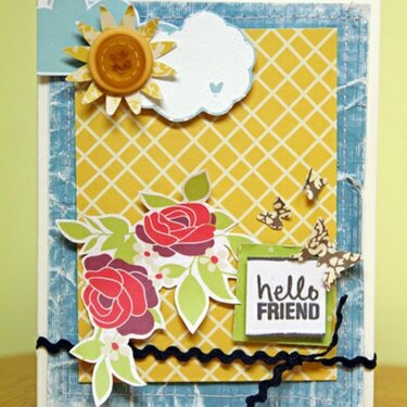 Hello Friend Card *American Crafts*