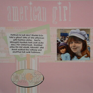 American Girl - Page 1
