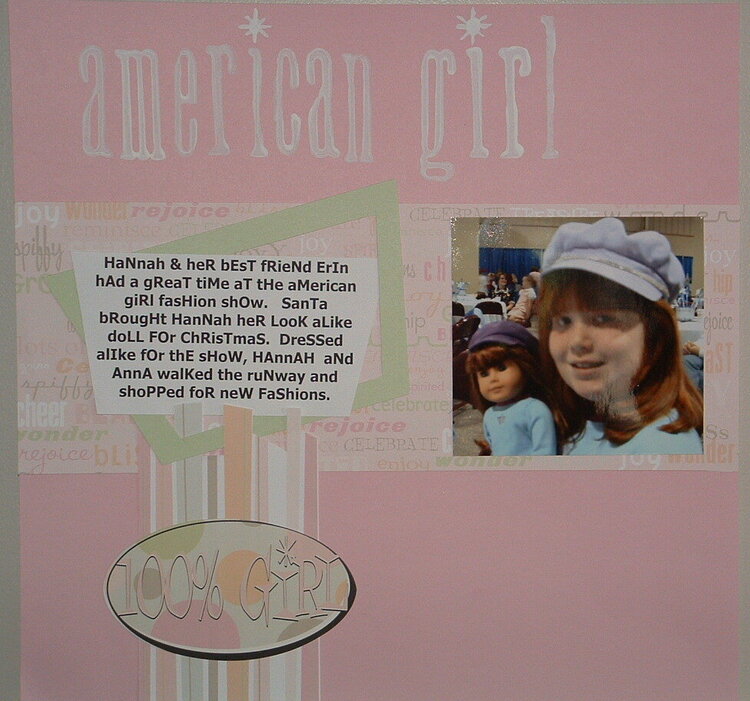 American Girl - Page 1