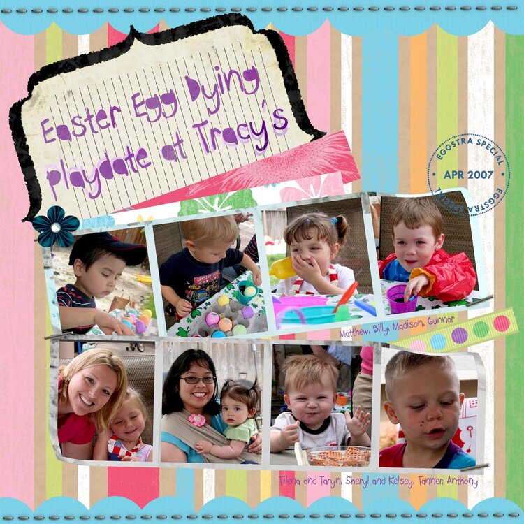 Easter Egg Dying Playdate