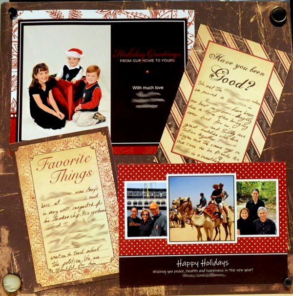 08 Christmas cards- brown with journaling