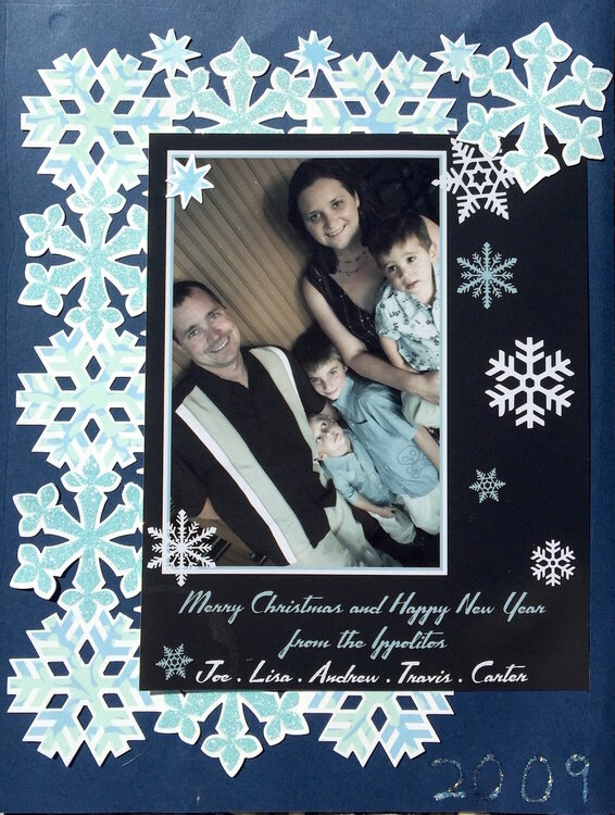 Christmas Card 2009 - snowflakes