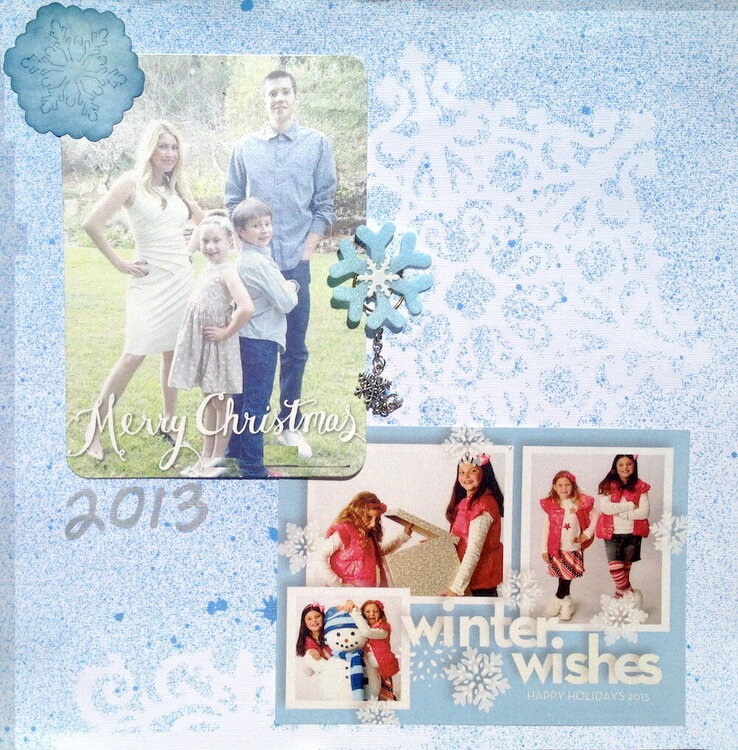 2013 Christmas cards- snowflakes