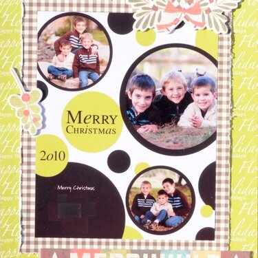 Christmas Card- 3 boys