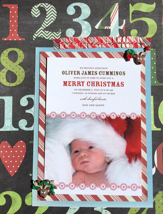 Christmas Baby Announcement