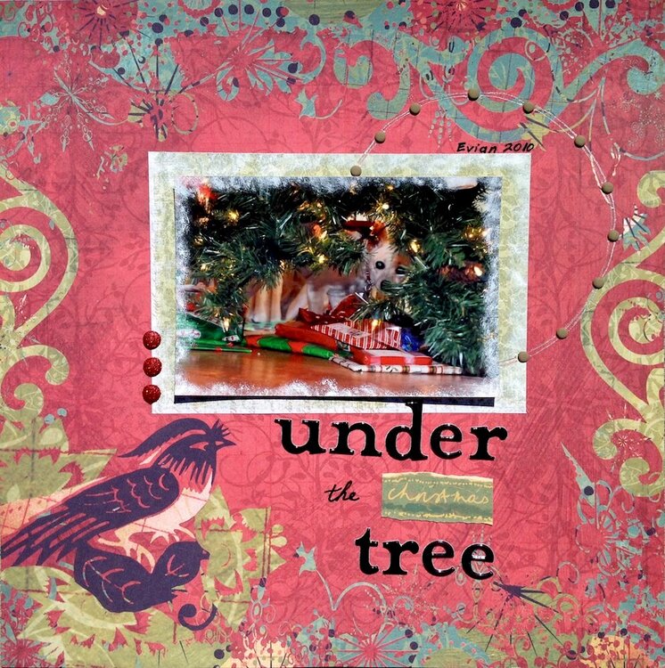 Under the Christmas tree