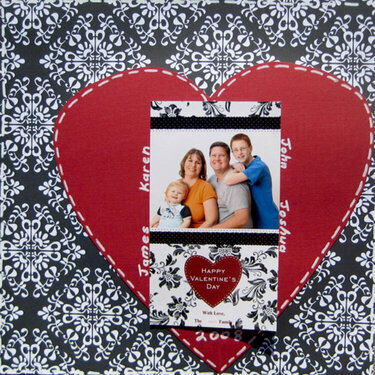 Family Photo- valentine&#039;s day
