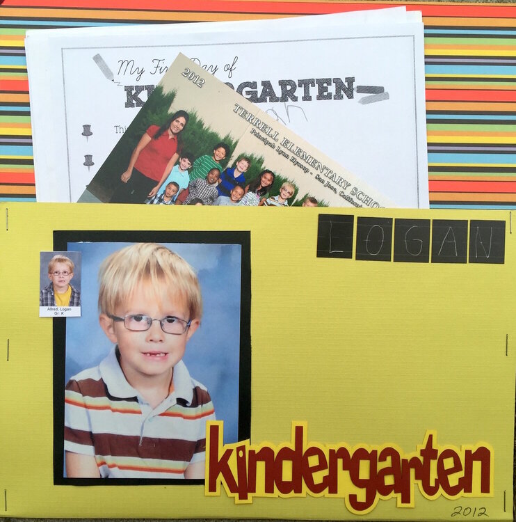 Logan in Kindergarten