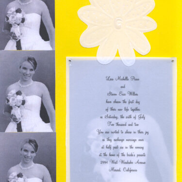 Lesa&#039;s Wedding invitation