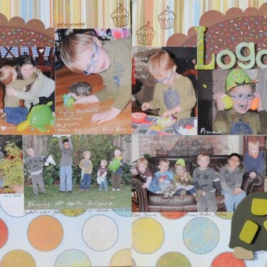 Logan&#039;s 3rd birthday TURTLES theme