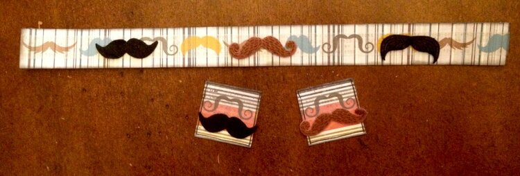 Mustache border and inchies