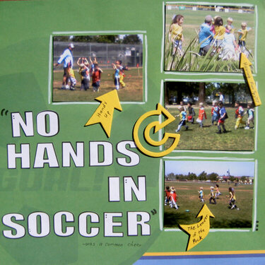 No Hands in Soccer