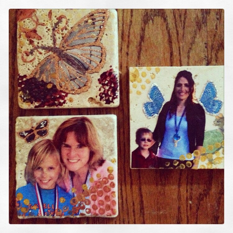 Photo Coasters- Teacher gifts