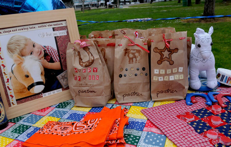 Cowboy Party goodie bags