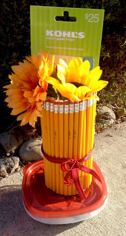 Teacher Gift- pencil vase