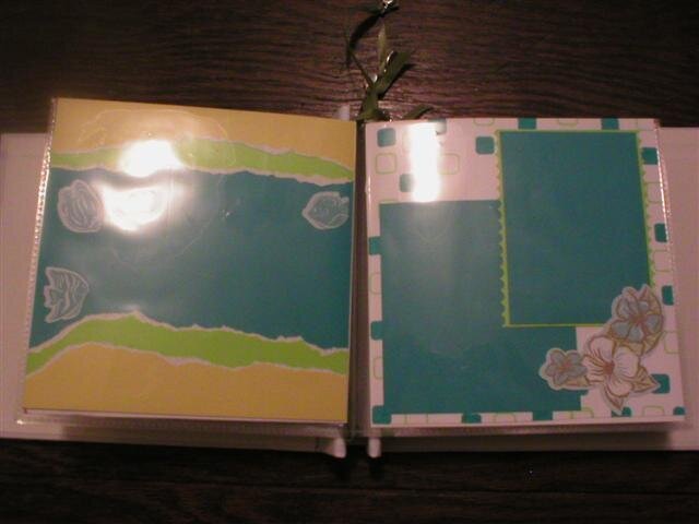 Tropical 6X6 Scrapbook Pages