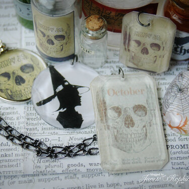 Halloween Facet Charms