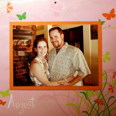 2010 Calendar for Hubby Aug