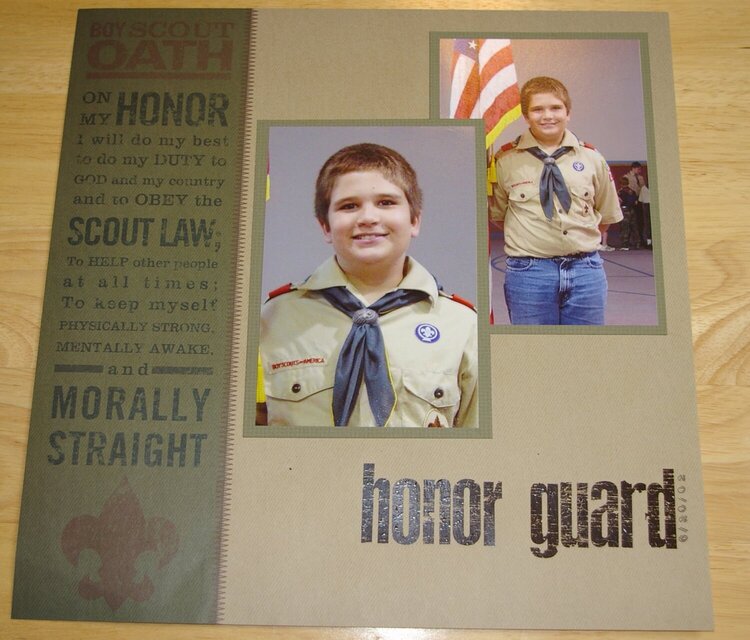 Boy Scout Honor Guard