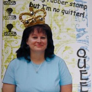 Stamp Queen ATC