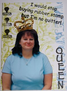 Stamp Queen ATC