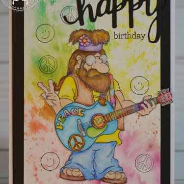 Happy Birthday - Hippie Card