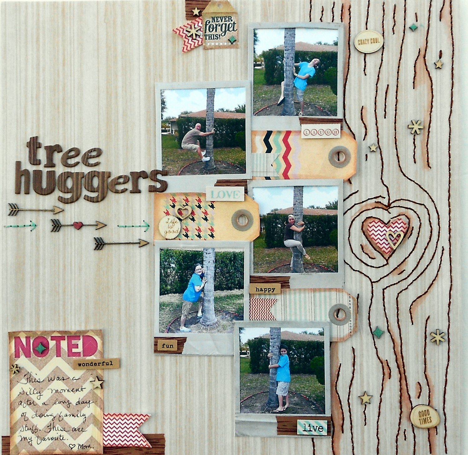 Tree Huggers Project Idea Scrapbook