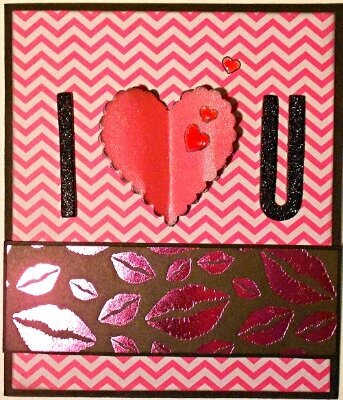 I Love (Heart) U Card