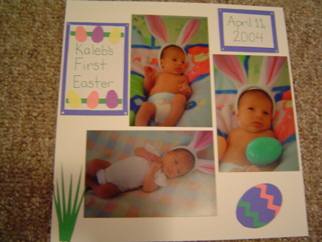 Kaleb&#039;s first Easter