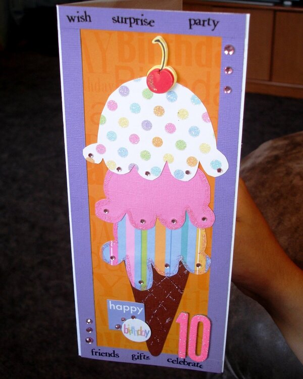 Ice Cream Card