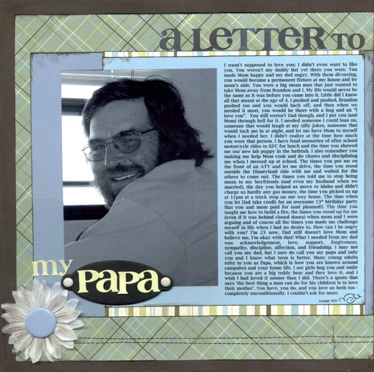 (A Letter To) My Papa