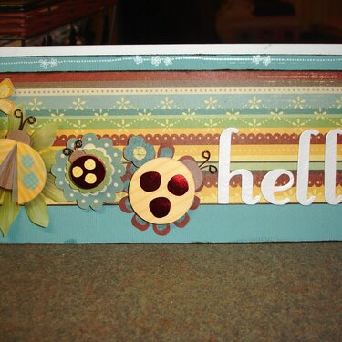 Ladybug Hello Card