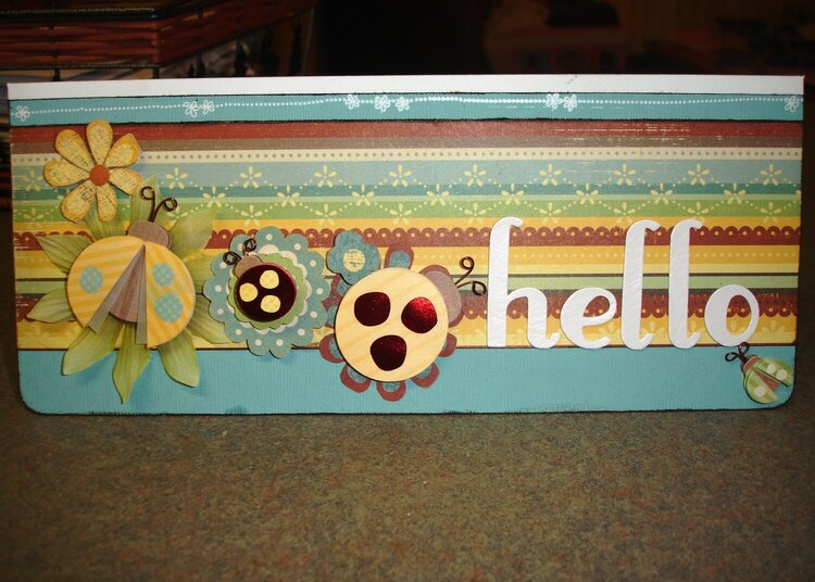 Ladybug Hello Card