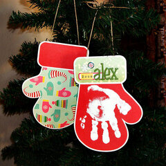 Alex Handprint Ornament