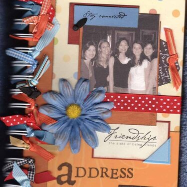 Altered Address Book Cover