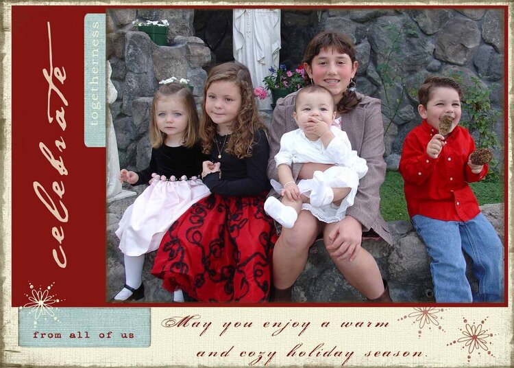 Celebrate Togetherness - Holiday greeting card