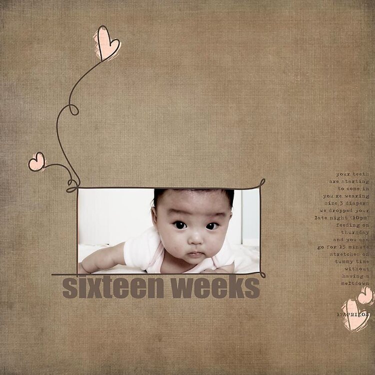 sixteen weeks