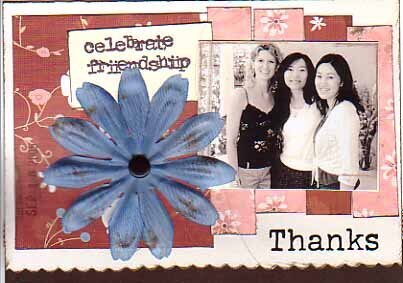 Celebrate Friendship - Thank you card