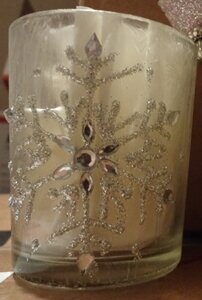 tea light jar that came with Stocking swap from chua13