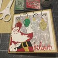 Retro Santa Christmas Card