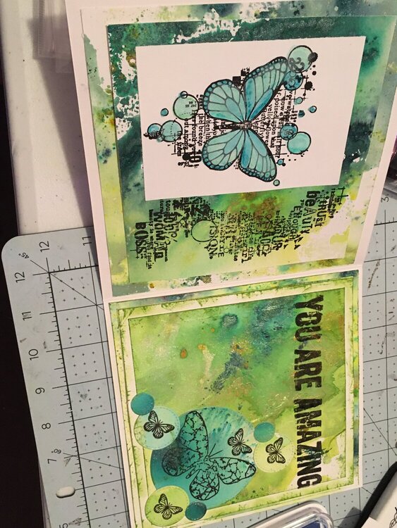 Mindful and Kindness Card; Bad Day; Pocket Shaker Card; Visible Image Stamps