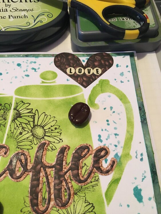 Coffee Inspired Card; Winne the Pooh