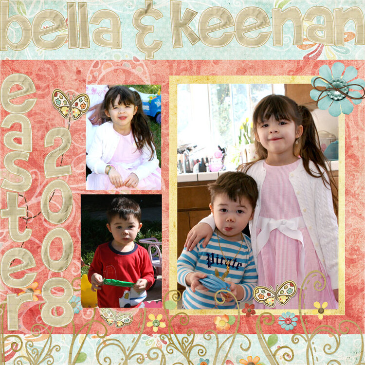 Bella &amp; Keenan Easter 08