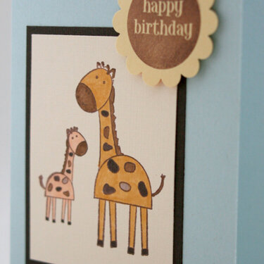 giraffe birthday