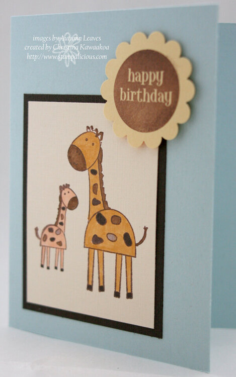 giraffe birthday