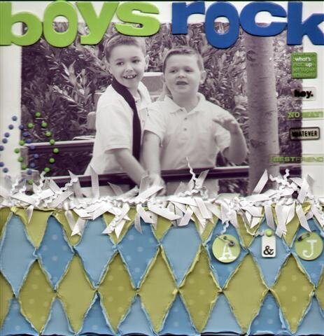 Boys Rock-Making Memories