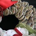 close up of Christmas Wreath
