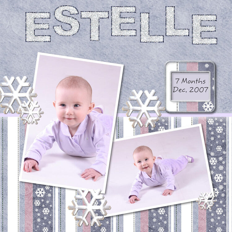 Estelle, my snowbaby