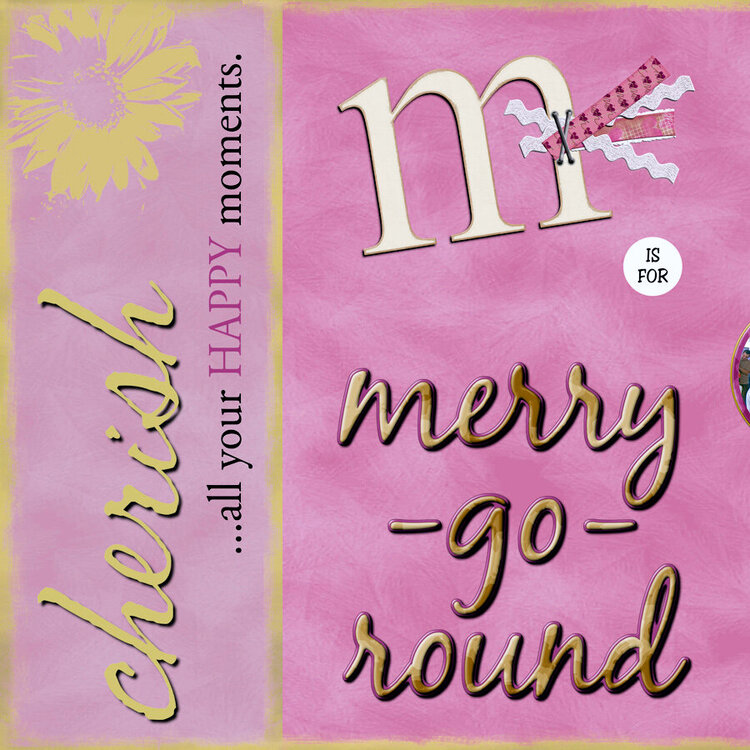 M is for Merry-Go-Round (1 of 2)
